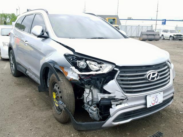 KM8SM4HF2HU204991 - 2017 HYUNDAI SANTA FE S SILVER photo 1