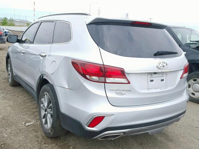 KM8SM4HF2HU204991 - 2017 HYUNDAI SANTA FE S SILVER photo 3