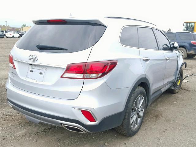 KM8SM4HF2HU204991 - 2017 HYUNDAI SANTA FE S SILVER photo 4