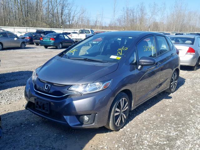 JHMGK5H78GX043718 - 2016 HONDA FIT EX GRAY photo 2