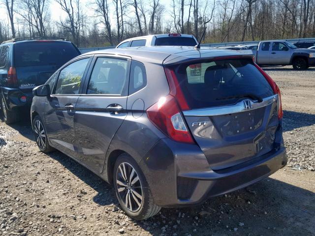 JHMGK5H78GX043718 - 2016 HONDA FIT EX GRAY photo 3