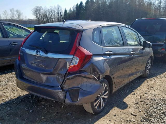 JHMGK5H78GX043718 - 2016 HONDA FIT EX GRAY photo 4