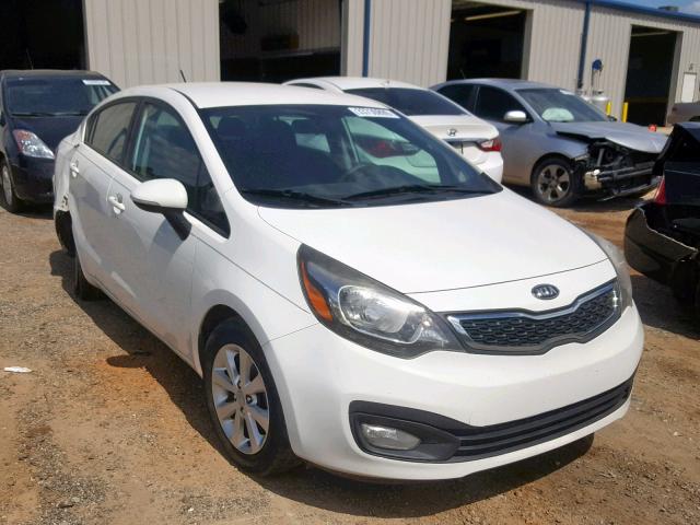 KNADN4A32C6088972 - 2012 KIA RIO EX WHITE photo 1