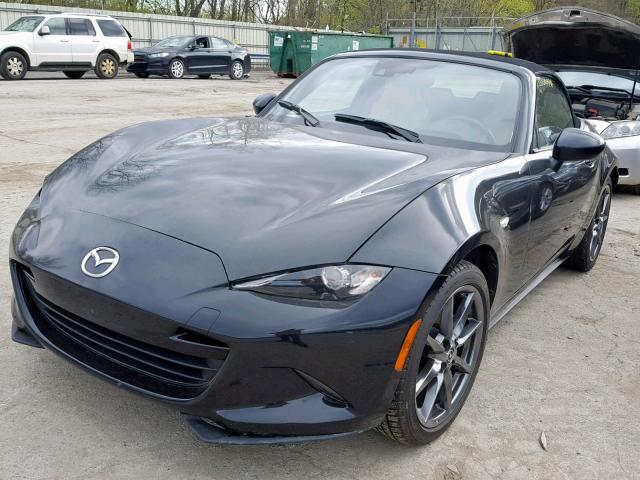 JM1NDAD73G0116200 - 2016 MAZDA MX-5 MIATA BLACK photo 2