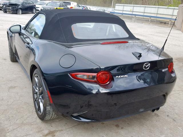 JM1NDAD73G0116200 - 2016 MAZDA MX-5 MIATA BLACK photo 3