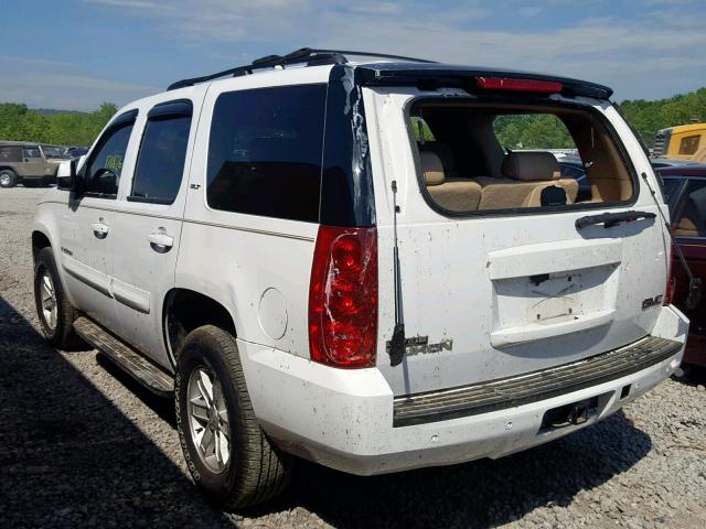 1GKFC13J37R355640 - 2007 GMC YUKON WHITE photo 3