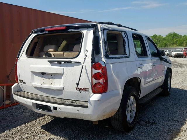 1GKFC13J37R355640 - 2007 GMC YUKON WHITE photo 4