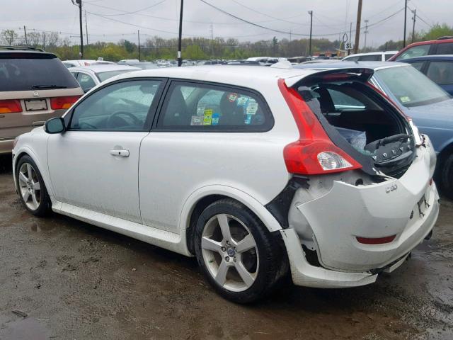 YV1672MK5B2184415 - 2011 VOLVO C30 T5 WHITE photo 3