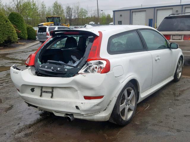 YV1672MK5B2184415 - 2011 VOLVO C30 T5 WHITE photo 4