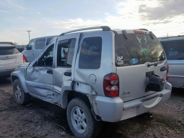 1J4GL58525W675365 - 2005 JEEP LIBERTY LI SILVER photo 3