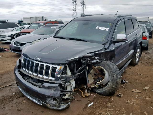 1J4RR5GG7BC624872 - 2011 JEEP GRAND CHER BLACK photo 2