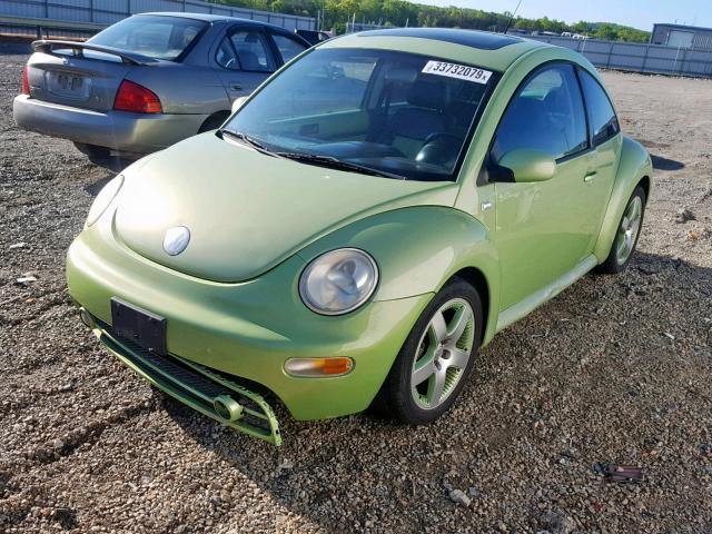 3VWCD21C63M404862 - 2003 VOLKSWAGEN NEW BEETLE Yaşıl foto 2