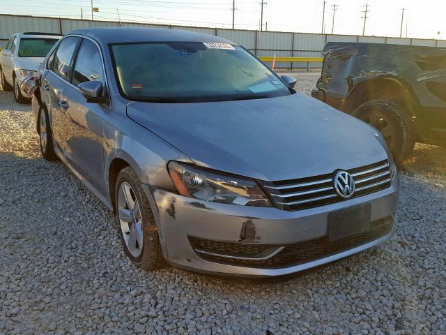 1VWBP7A37CC062257 - 2012 VOLKSWAGEN PASSAT SE SILVER photo 1