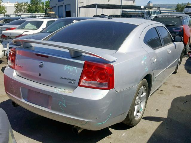 2B3CA3CV7AH127412 - 2010 DODGE CHARGER SX SILVER photo 4