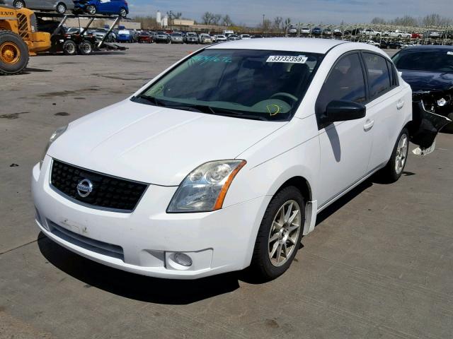 3N1AB61E88L749920 - 2008 NISSAN SENTRA 2.0 WHITE photo 2