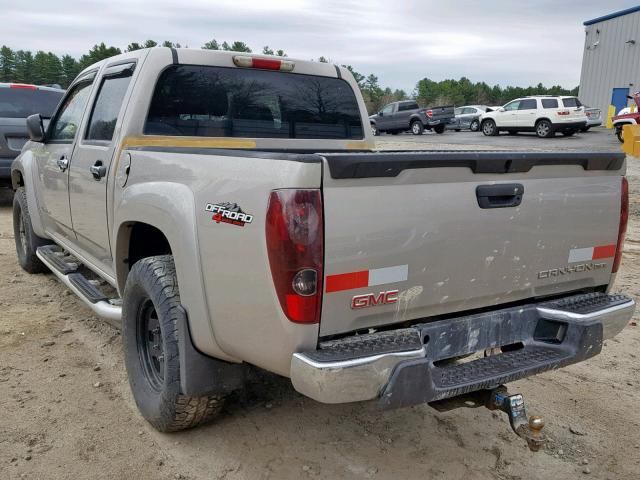 1GTDT136148121920 - 2004 GMC CANYON TAN photo 3