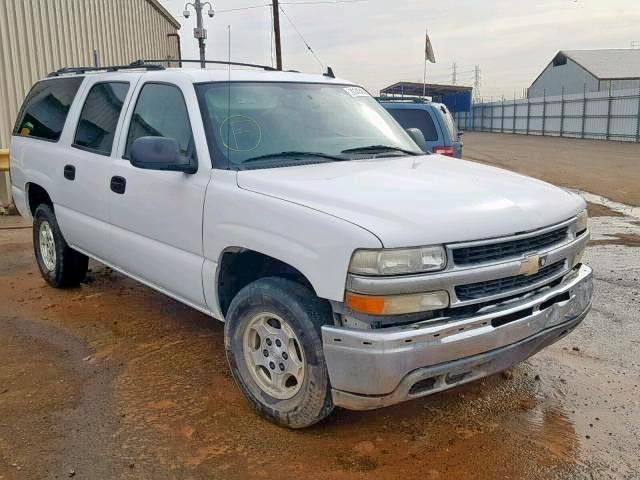 1GNEC16Z16J142974 - 2006 CHEVROLET SUBURBAN C WHITE photo 1