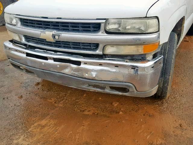 1GNEC16Z16J142974 - 2006 CHEVROLET SUBURBAN C WHITE photo 9