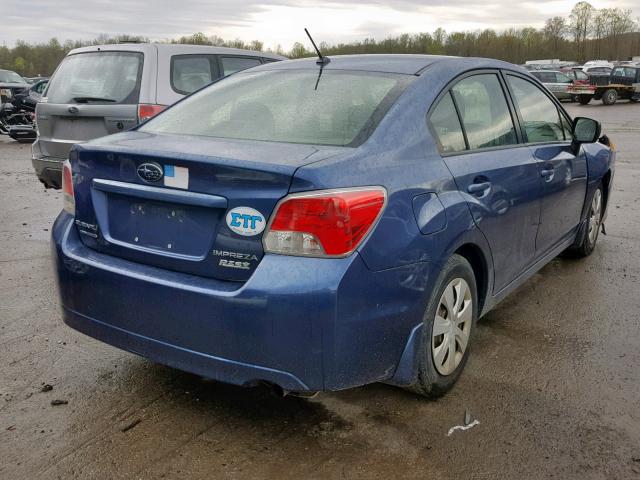 JF1GJAA66DH012722 - 2013 SUBARU IMPREZA BLUE photo 4