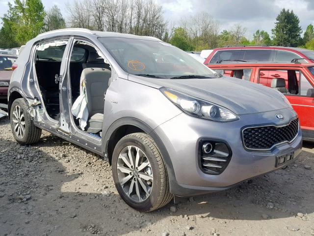 KNDPNCAC3K7514168 - 2019 KIA SPORTAGE E SILVER photo 1