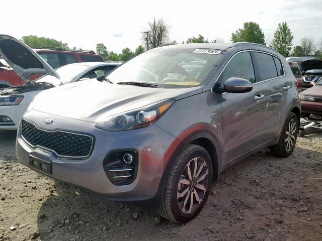 KNDPNCAC3K7514168 - 2019 KIA SPORTAGE E SILVER photo 2