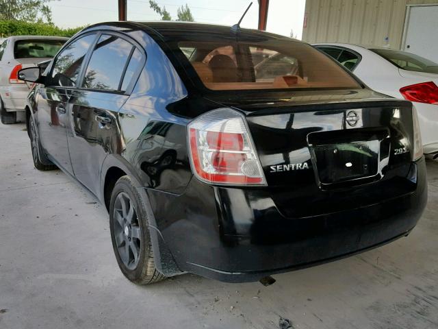 3N1AB61E07L701312 - 2007 NISSAN SENTRA 2.0 BLACK photo 3