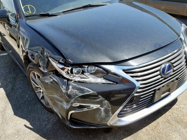 JTHBW1GG9H2148386 - 2017 LEXUS ES 300H BLACK photo 9