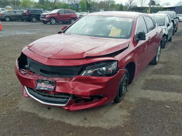 2G1115SL6F9149073 - 2015 CHEVROLET IMPALA LT 红色 照片 2