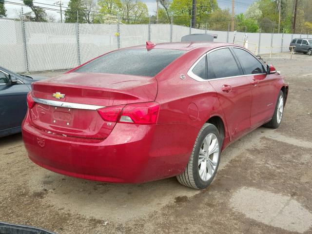 2G1115SL6F9149073 - 2015 CHEVROLET IMPALA LT 红色 照片 4