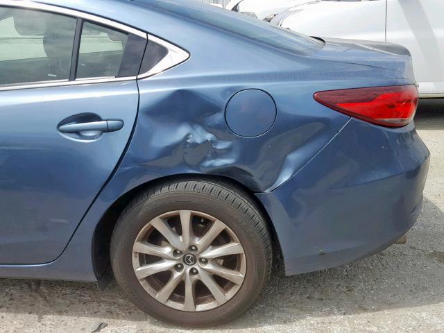 JM1GJ1U52G1405210 - 2016 MAZDA 6 SPORT BLUE photo 9