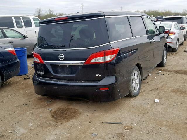 JN8AE2KP9F9120836 - 2015 NISSAN QUEST S BLACK photo 4