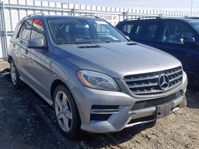 4JGDA2EB3DA222645 - 2013 MERCEDES-BENZ ML 350 BLU SILVER photo 1