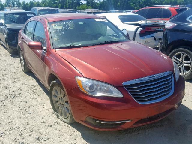 1C3CCBAB5EN207322 - 2014 CHRYSLER 200 LX RED photo 1