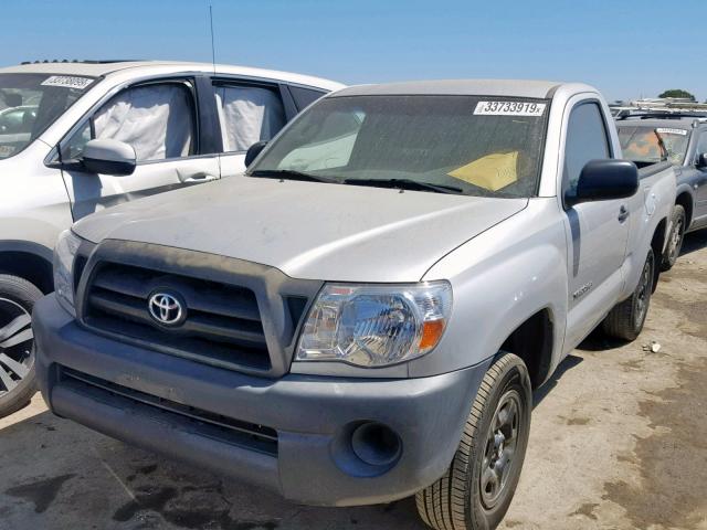 5TENX22N97Z444302 - 2007 TOYOTA TACOMA GRAY photo 2