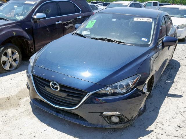 3MZBM1L73FM208954 - 2015 MAZDA 3 TOURING BLUE photo 2