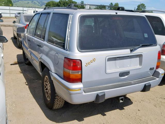 1J4GZ78S0SC569185 - 1995 JEEP GRAND CHER GRAY photo 3