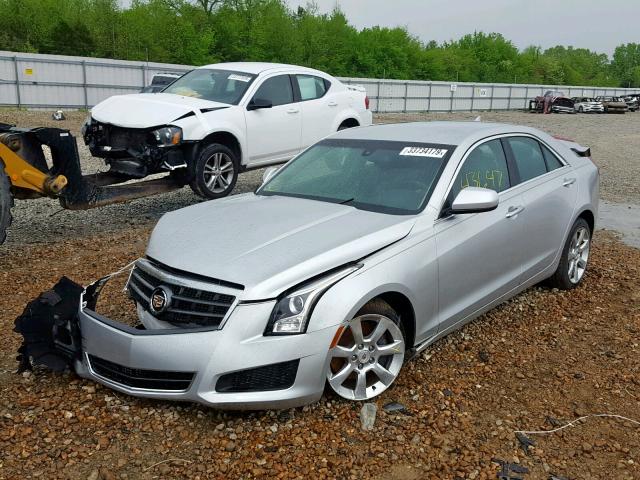 1G6AA5RA2E0162278 - 2014 CADILLAC ATS SILVER photo 2