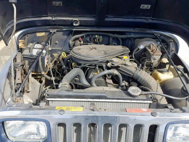 2J4FY29T3LJ505397 - 1990 JEEP WRANGLER / BLUE photo 7