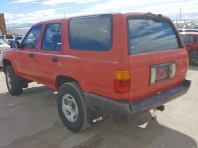 JT3VN39W7L0026880 - 1990 TOYOTA 4RUNNER VN RED photo 3