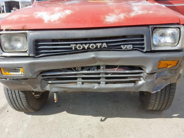 JT3VN39W7L0026880 - 1990 TOYOTA 4RUNNER VN RED photo 9