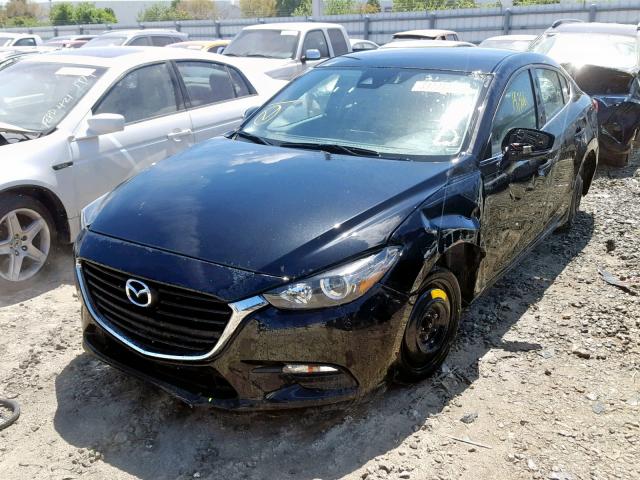 3MZBN1V33JM208887 - 2018 MAZDA 3 TOURING BLACK photo 2