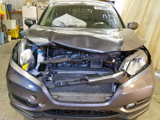 3CZRU6H59GM743059 - 2016 HONDA HR-V EX GRAY photo 9