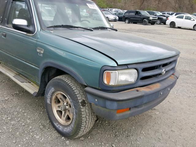 4F4DR17X2RTM32480 - 1994 MAZDA B4000 CAB GREEN photo 10