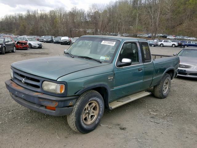 4F4DR17X2RTM32480 - 1994 MAZDA B4000 CAB GREEN photo 2