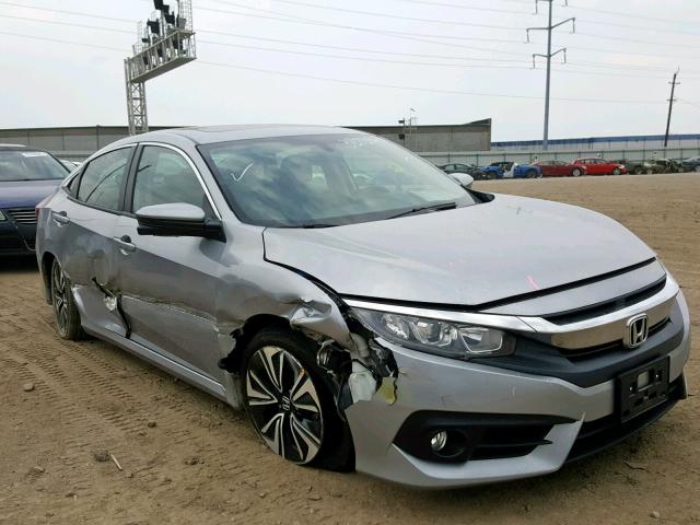 19XFC1F76HE024060 - 2017 HONDA CIVIC EXL ვერცხლისფერი ფოტო 1