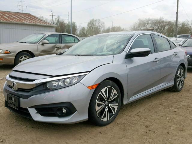 19XFC1F76HE024060 - 2017 HONDA CIVIC EXL ვერცხლისფერი ფოტო 2