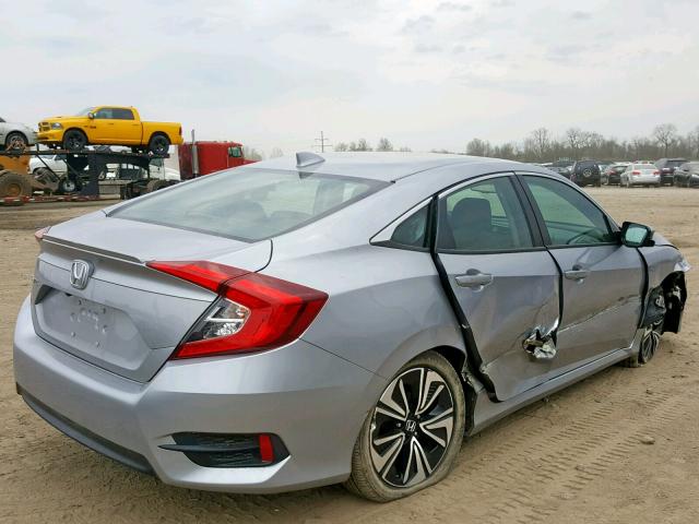 19XFC1F76HE024060 - 2017 HONDA CIVIC EXL ვერცხლისფერი ფოტო 4