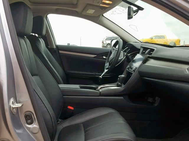 19XFC1F76HE024060 - 2017 HONDA CIVIC EXL ვერცხლისფერი ფოტო 5