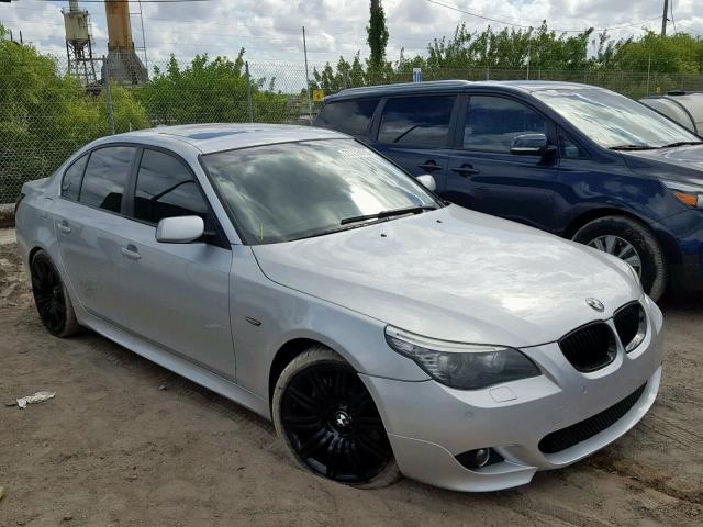 WBANW53528CT53873 - 2008 BMW 550 I SILVER photo 1