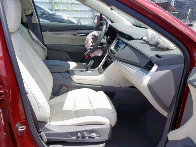 1GYKNBRS3HZ264339 - 2017 CADILLAC XT5 LUXURY RED photo 5